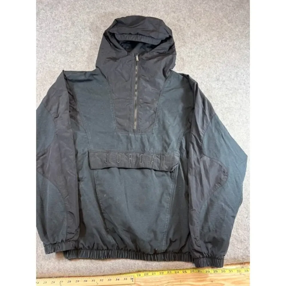 VTG Y2K Nike Air Jordan Anorak Windbreaker Jacket Men XL 1/2 Zip Sportswear RARE - Picture 1 of 7